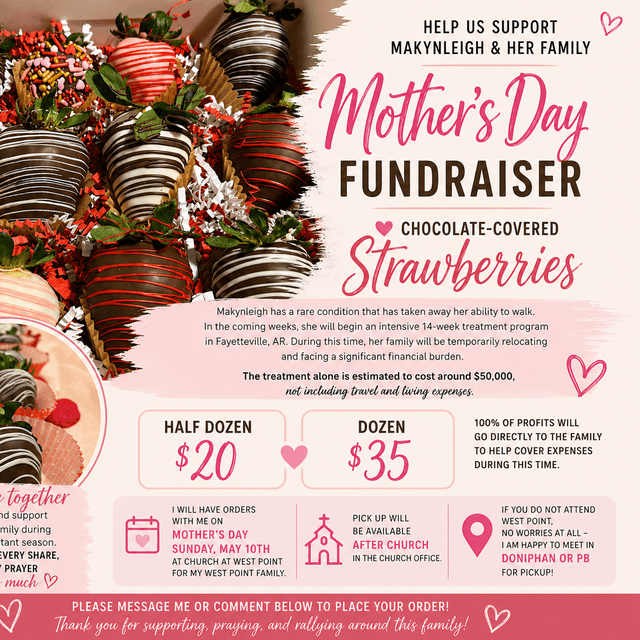 Chocolate Berries Fundraiser 1Doz at Selah Spa & Wellness in Poplar Bluff, MO